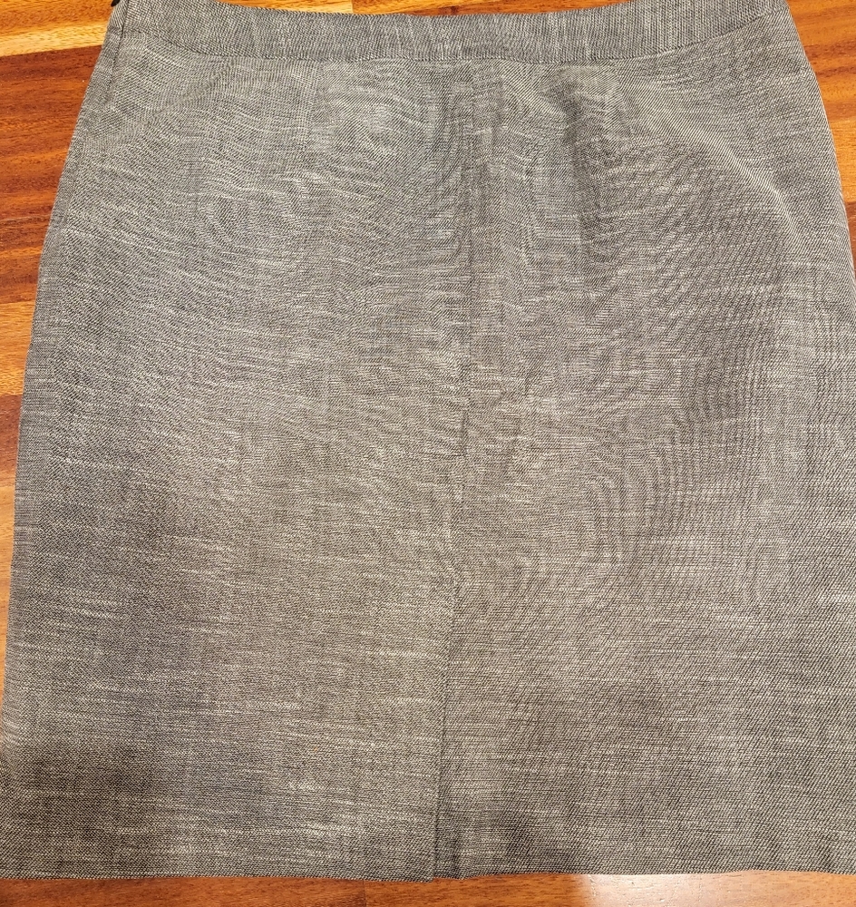 Nine West Grey Pencil Suit Skirt